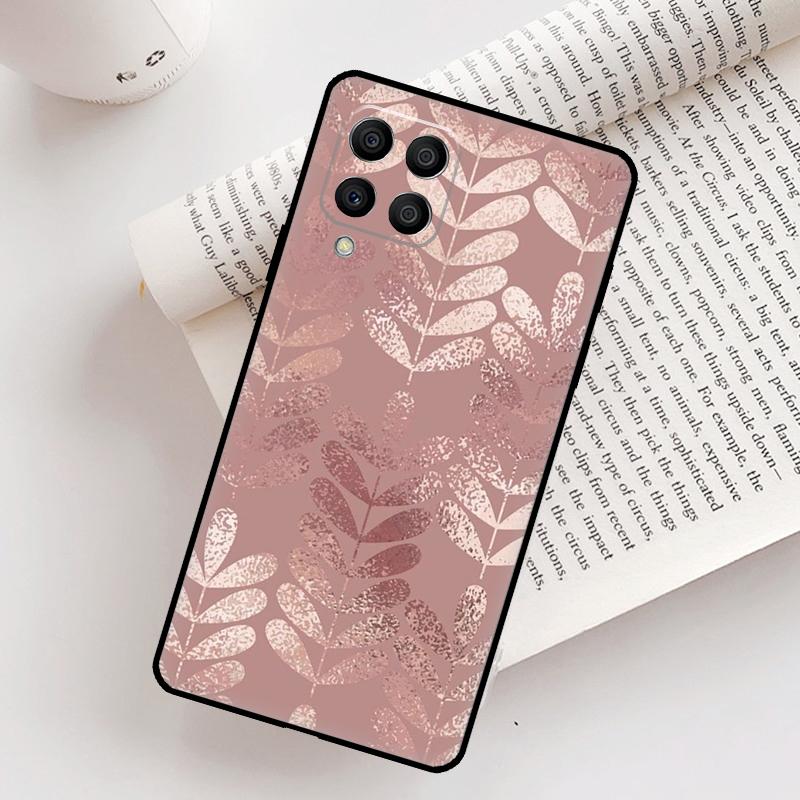 Love Rose Gold Style Case For Samsung Galaxy M12 M56 M06 M32 M52 M35 M55 M15 M11 M13 M14 M16 M36 M31 M53 M34 M54