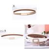 Leather Womens Belt With Artificial Pearls And Rhinestone Decor For Elegant Outfit