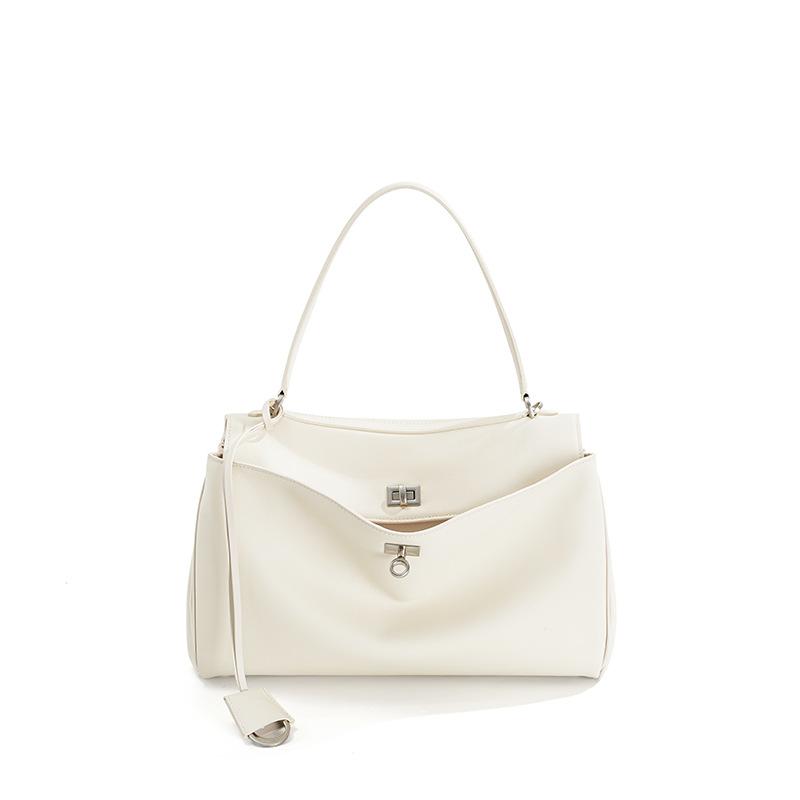 Neue Rodeobag Große Kapazität Leder Damen Tasche mit Fortschrittlichem Schloss Fashi Hohe Sensibilität Unterarmtasche
