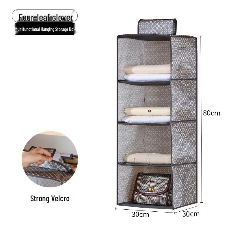 Bolsa de almacenamiento colgante plegable de múltiples capas para armarios y dormitorios