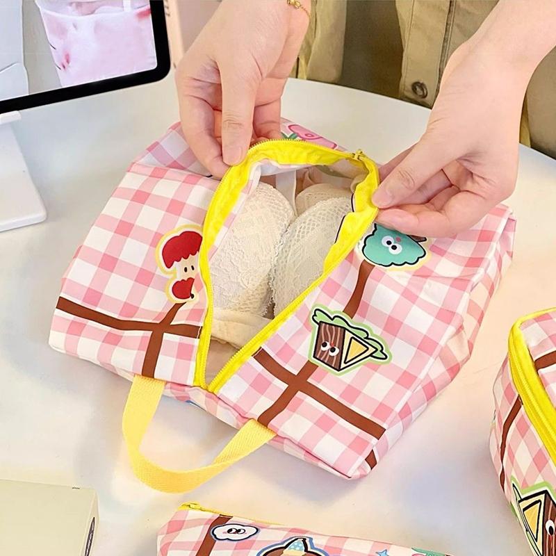 Cute Storage Bags Portable Travel Bag Shopping Bag Storage Bag with Handle Clothing Bag Travel Wash Bags Toiletry Bag