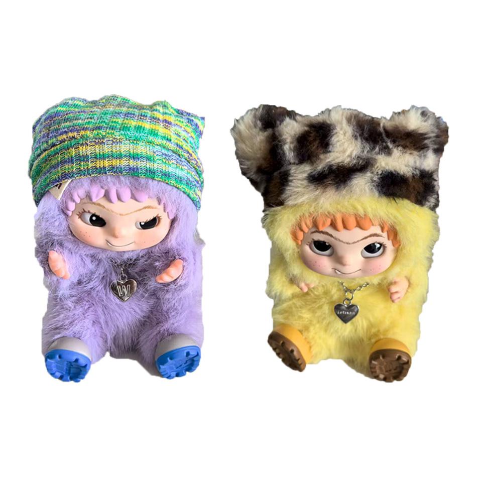 Genuine Letsvan Wakuku Mysterious Blind Box Fuzzy Trendy Fun Party Plush Collection Kid Toy Kawaii Figurine Doll Surprise Gift