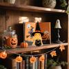 Light Up Ghost Halloween Decor Resin Halloween Ghost Decorations Indoor Led Spooky Statue Cute Decoration For Holiday Fireplace