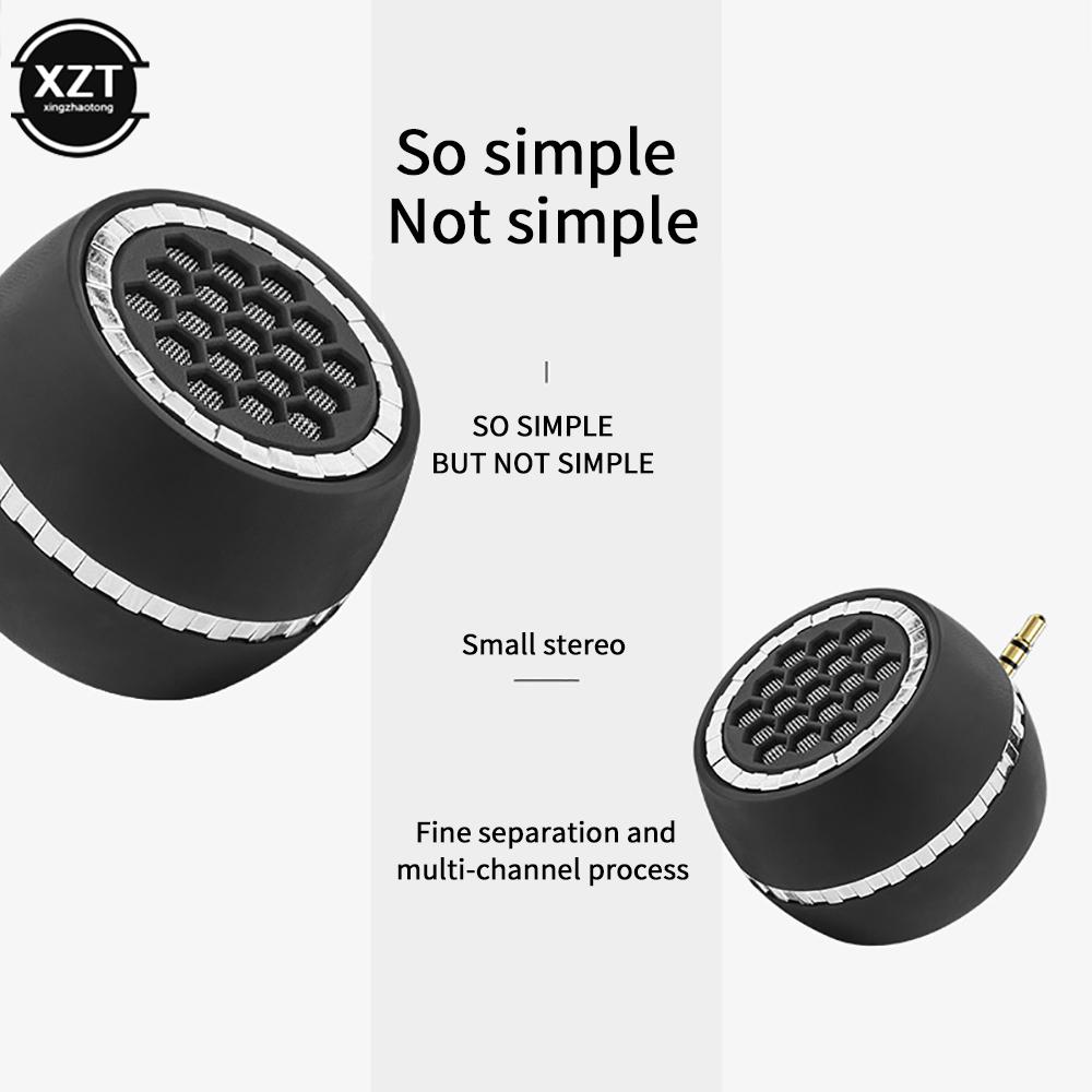 Altoparlante Telefonico Portatile Wireless Altoparlante Esterno Jack Universale da 3,5 mm Mini Scatola Sonora Forniture per Smartphone Tablet Laptop MP3/4