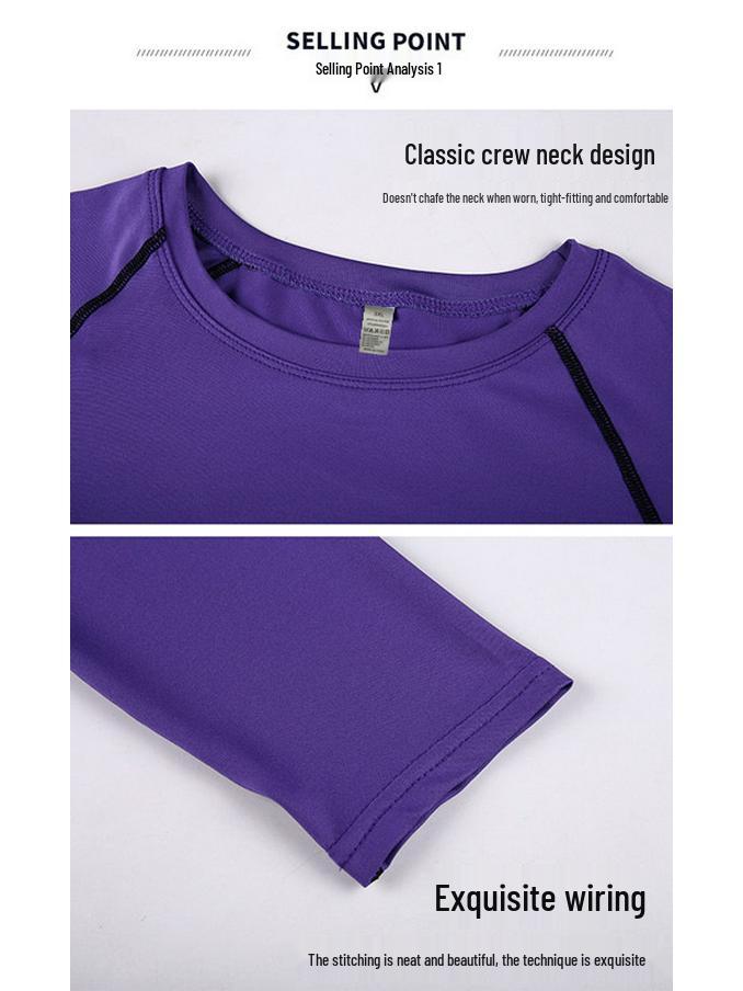 Pánské sportovní triko s dlouhým rukávem - Podzim/Zima Rychleschnoucí Běh, Posilovna, Basketbal, Fotbal Tréninkové oblečení