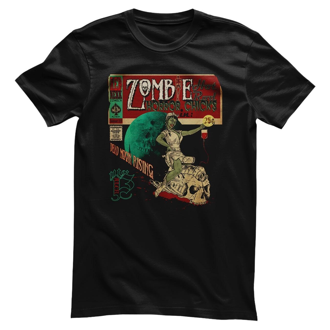 Officially Licensed Alchemy Zombie Horror Chicks Mens T-Shirt XL
