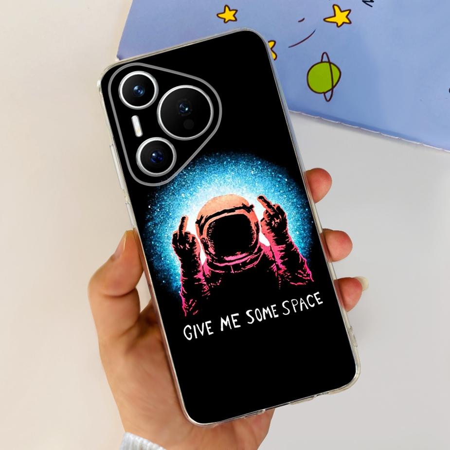 For Huawei Pura 70 Pro Plus Case Stylish Painted Cover Clear Silicone Phone Cases For Huawei Pura 70 Pro Pura70 Pro+ Soft Fundas