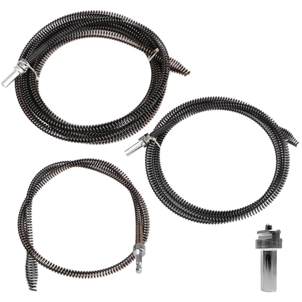 Sinks Basin Pipeline Clogged Remover Tools 3M Drain Cleaner Spring Pipe Sewer Pipe Unblocker Pipe Dredging Tool