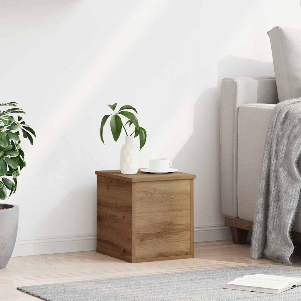Storage Box Artisan Oak 30 X 35 X 35 Cm Particleboard