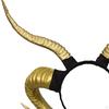 Devil Sheep Horn Headband Hair Accessory Gothic Punk Vintage Headwear Hairband for Halloween Costume