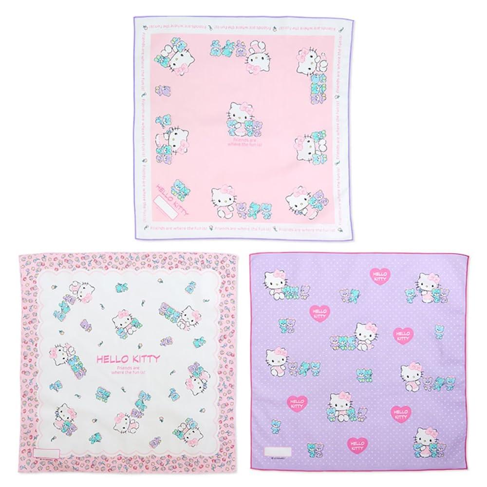Sanrio Hello Kitty Lunch Cloth Set of 3 073989