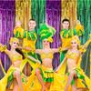 2 Pack Mardi Gras Foil Curtains Metallic Fringe Curtains Shimmer Curtain for Birthday Wedding Party Mardi Gras Party Decorations