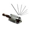 Hex Shank Drill Chuck 1 56 5mm for Mini Electric Grinders with Self Centering Three Jaw Clamp and Quick Change Feature