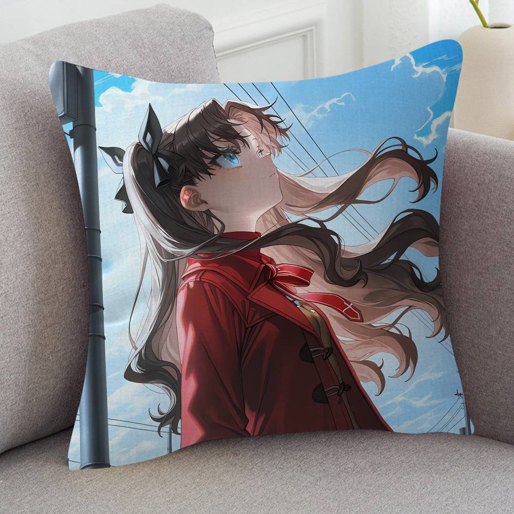 GAME Fatestay Night Pillowcase Toon Gift Cushion Cover Bedroom Home Sofa Chair Seat Decor Pillow Case