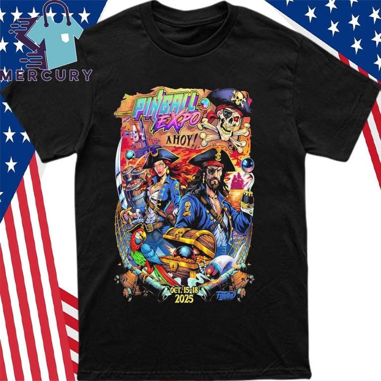 Pinball Expo Oct 15-18, 2025 Chicago, IL Shirt Unisex T-Shirt XXXL