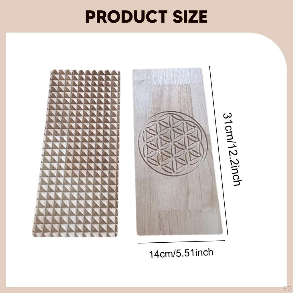 Sadhu Brett Holz Geschenk Meditation Tragbar Leicht zu Tragen Heim-Fitnessstudio Premium Fußmassage