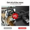 2 Pcs Home Office 3/5/7 Holes Cable Holder Silicone Line Organizer Clips USB Winder Manager Splitter