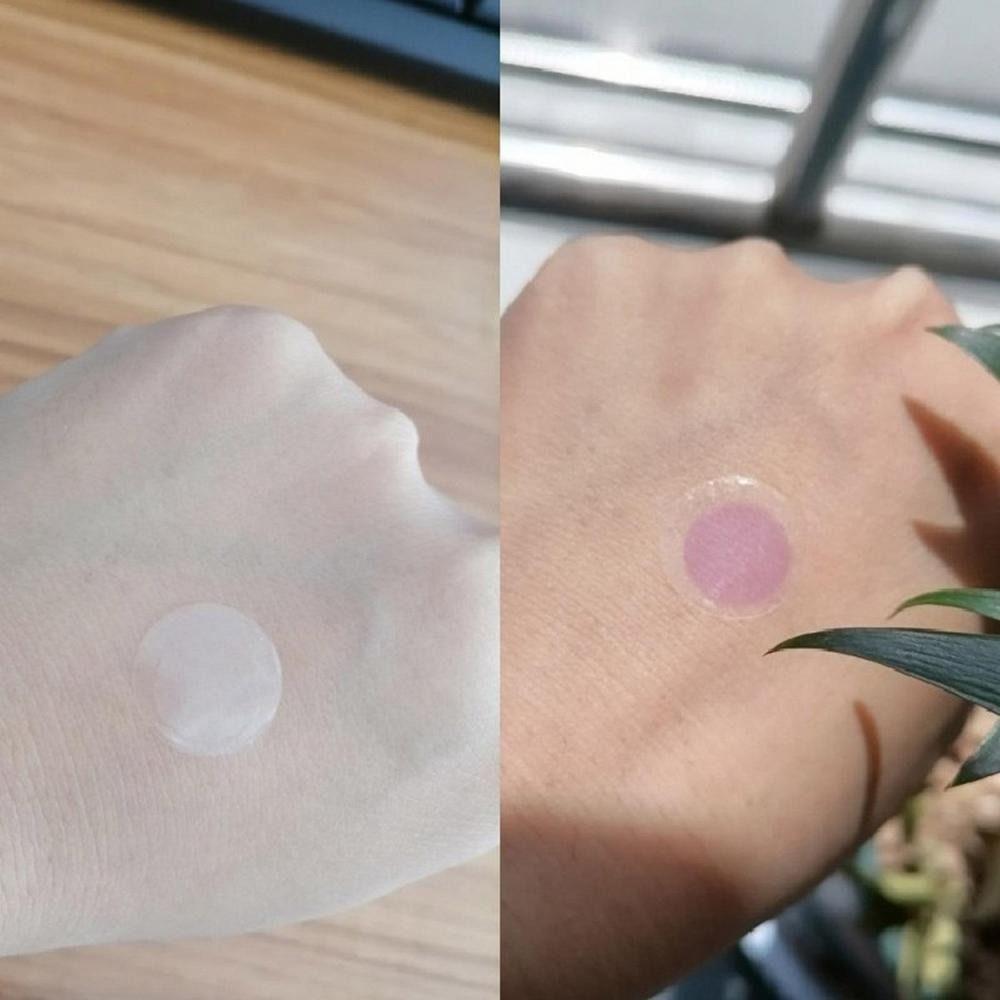 5pcs/set Transparent UV Detecting Patches Photochromic Self-adhesive Sticker  Picnics Hiking