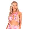 Missy Empire Womens/Ladies Tie Dye Cut Out Crop Top