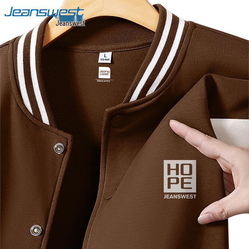 

Jeanswest Men s Autumn Letter Baseball Jacket XL