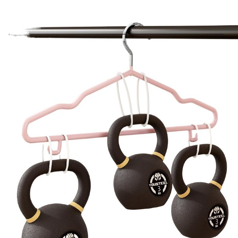 Household Adult Hangers Thickened And Lengthened Clothes Non-Slip Student Dormitory Drying Racks Thick Support Clothes Hanging Yinghui Thick Yang