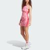 Adidas Originals Tight Dress Logo Print Backless Sleeveless Dress Women Dresses Clear-Pink IU0647