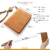 [Pretimo] Pass Case with Reel, Bifold, Privacy Guard, Leather, Soft To the Touch, Brushed Material, Brown