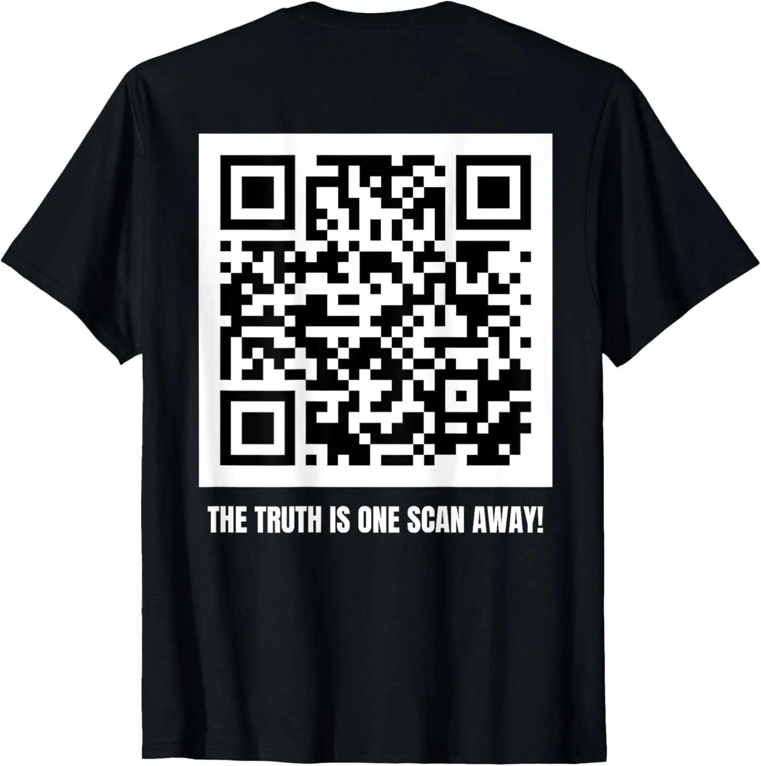Donald Trump is Your President QR Trump Code ( ON BACK) T-Shirt 2XL
