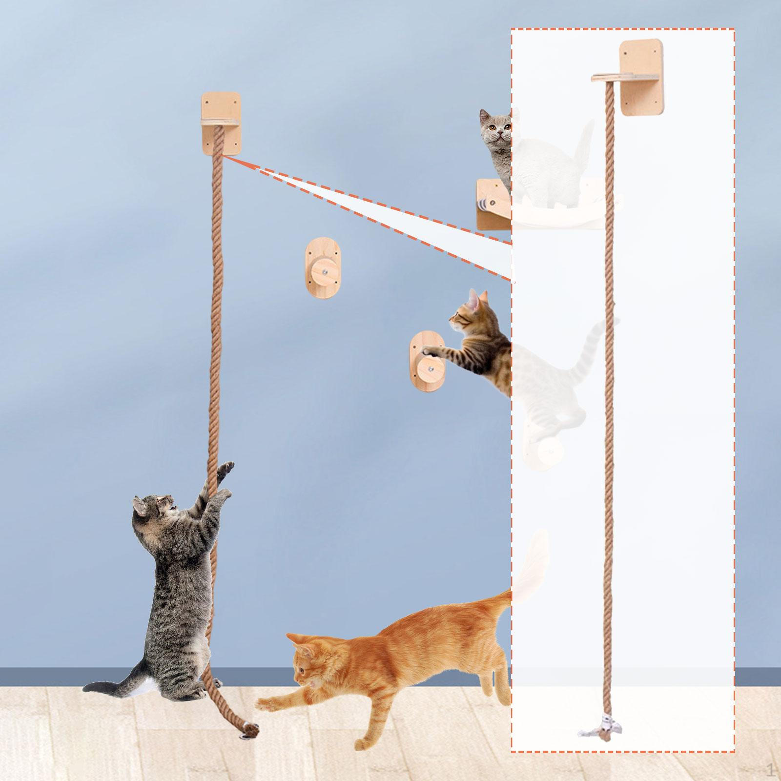 Climbing Rope for The , Easy Assembly, Replacement Part Trees, Suitable Living Room, 1.2m Drilling