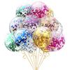 Gold Silver Confetti Balloons Glitter Sequin Globos Helium Balloon Birthday Party Halloween Christmas Party  Wedding Decorations