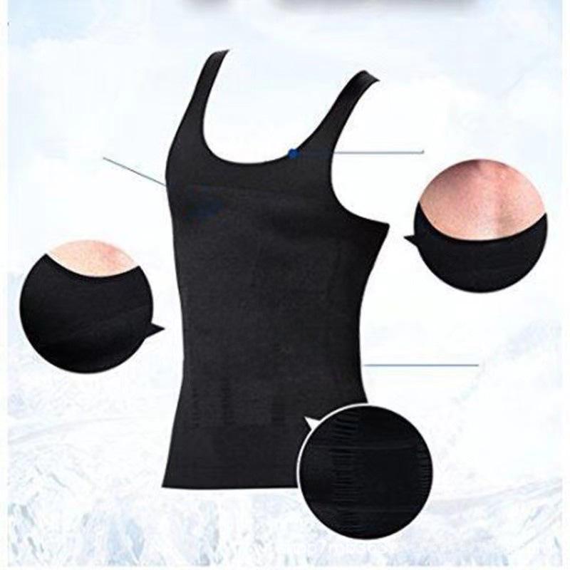 Figurformendes Bauchstraffungsunterhemd und Taillen-Shapewear für Herren.