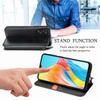 For Oppo A38 4G/A18 4G PU Leather Case Rhombus Imprint Wallet Stand Phone Cover