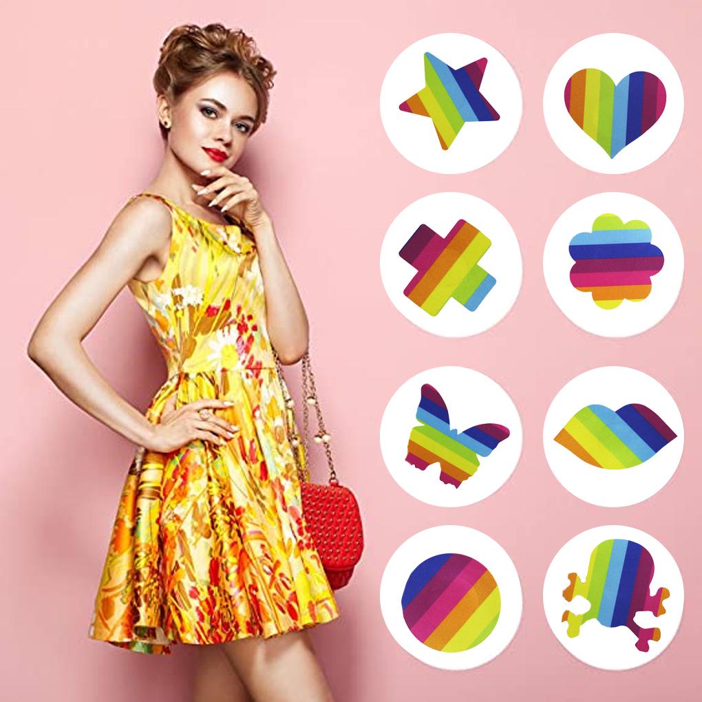1 Pair Supplies Clubs Nipples Styling Bra Breast Pasties Parties Protective Covers Anti-Protrusion Set Stickers Protector