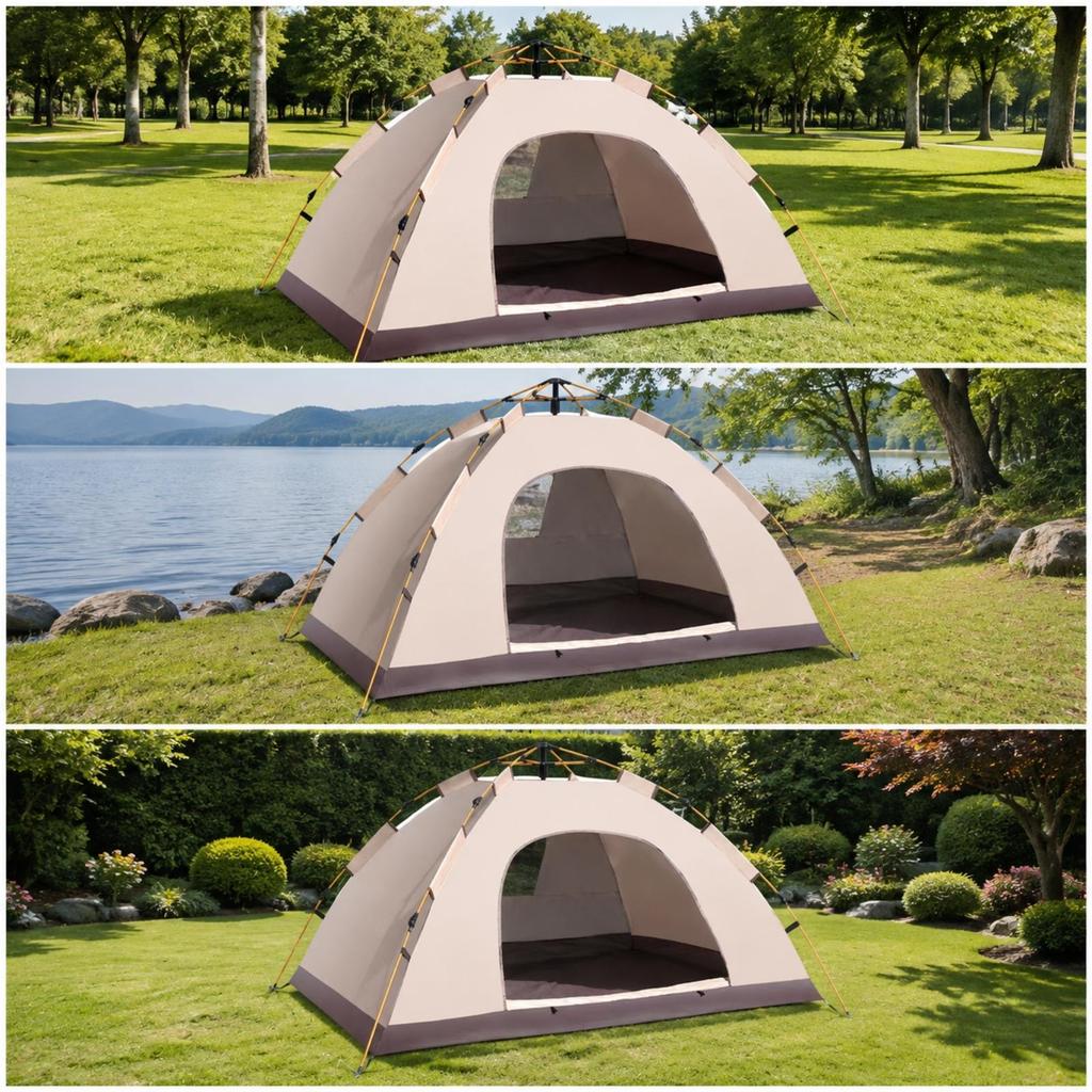 Automatic Camping Tent Water-Resistant for Park Outings, Families