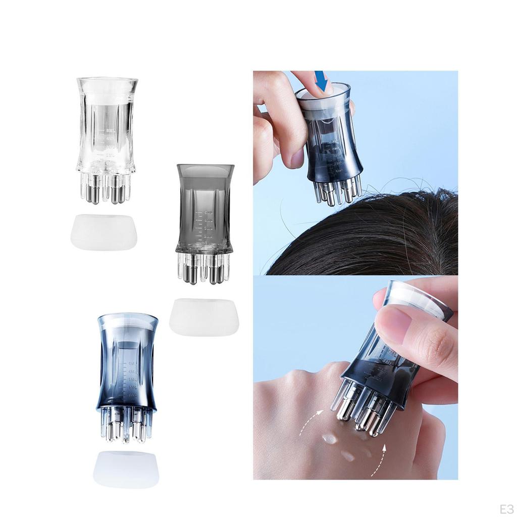 Handheld Scalp Comb Hair Oil Bottle Brush Growth Practical Care Head for Bathroom