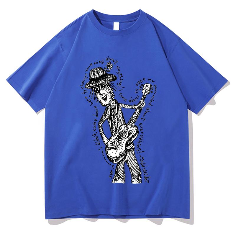 Todd Snider T-Shirts Casual Merch Cotton High Quality T Shirts Cartoon Print Funny Clothing Unisex Comfortable Tees Streetwear