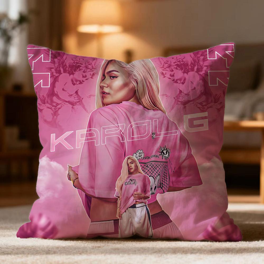 Hot KKAROL Ged Cushion Cover Soft Washable Pillow Case Multi-Scene for Couch Bed Travel Office Use