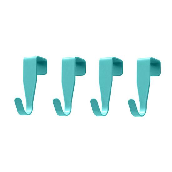 4/16 Pcs Door Hooks High Strength Great Load Bearing Smooth Punch-free Anti-slip Clothes Coat Hooks Kitchen Cupboard Door Hooks