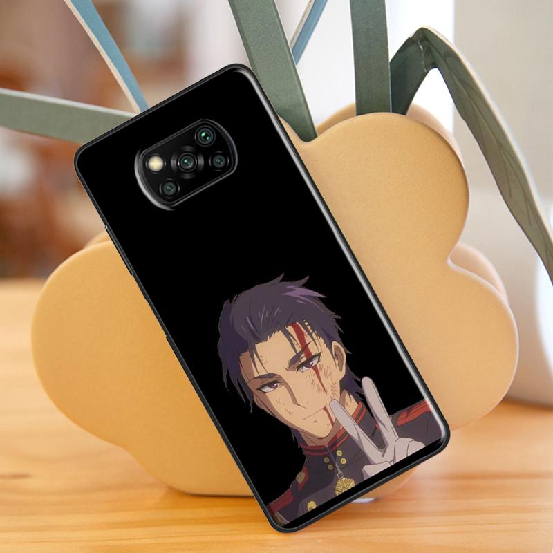 Guren Ichinose Owari No Seraph For POCO X3 Pro X3 GT F3 M3 M4 Pro Case For Xiaomi Mi 11 Lite Mi 11T Pro 10T Back Cover