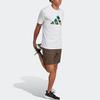 Adidas Logo Print Minimalist Short Sleeve T-Shirt Men Tops White IB8259