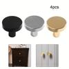 Round Cabinet Pulls Drawer Handle Single Hole Metal Handle Cabinet Drawer Knobs Kitchen Cupboard Door Furniture Hardware