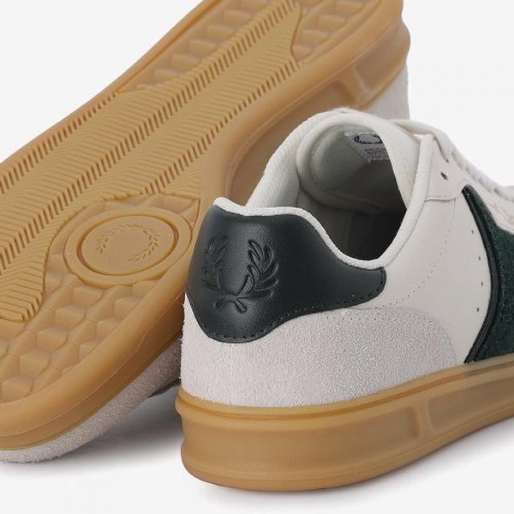 Fred Perry Men S SneakerS B4 Textured Leather Suede Sfpm2612323 760