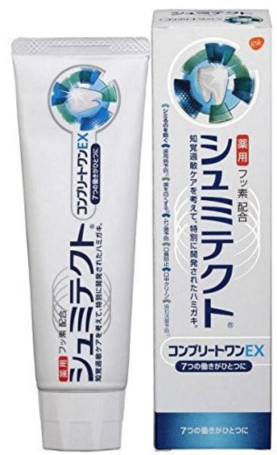 Medicated Shumitect Complete One EX Toothpaste to Prevent Sensitive Teeth 90g [Quasi-drug] x 2