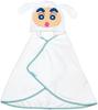 Skater Hooded Bath 108 x 92 Crayon x Shiro Kids' Poncho, Moisture-Wicking, Quick-Drying, cm, Shin-chan Design, BPO1-A