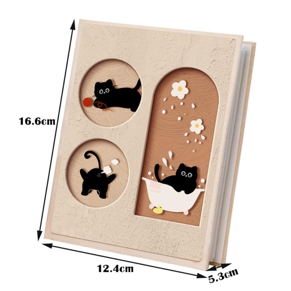 Luxury Design Photo Album Cat Themed Cover Idol Photo Card Holder Cute Card Collect Book