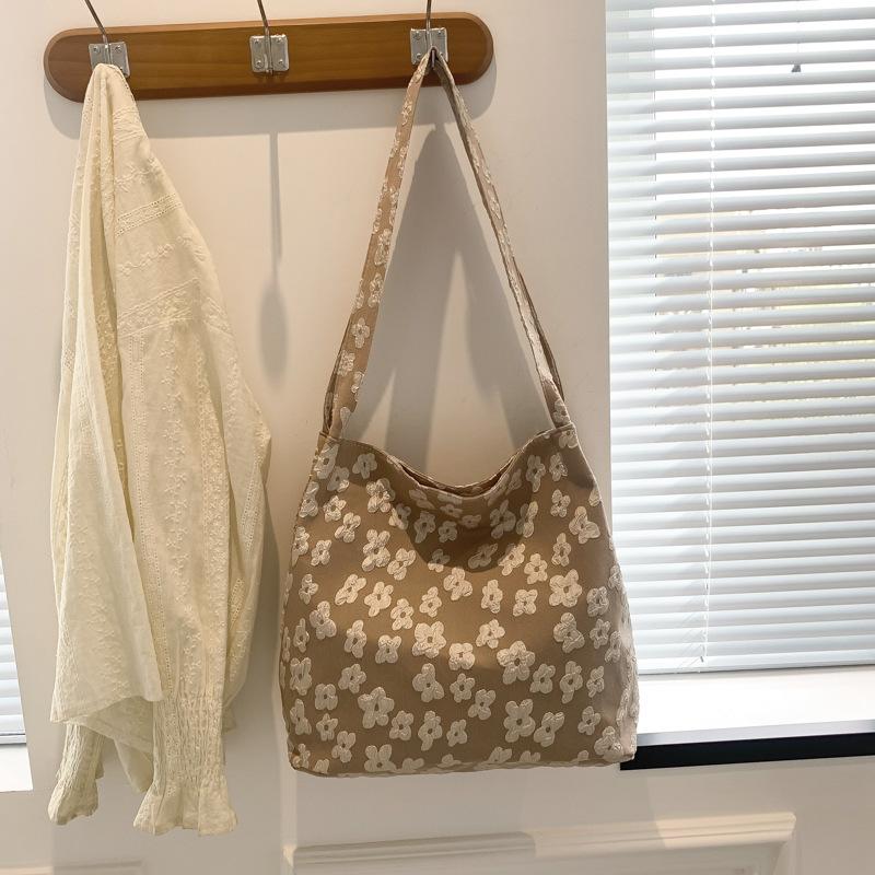 Design Sense Summer New Bag Simple Fairy Flower Lace Shoulder Bag Handbag Artistic