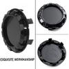 RTRHINOTUNING 83mm(3,27 Zoll)/76mm(2,99 Zoll) Radnabendeckel für 2007-2013 Avalanche Silverado Tahoe 88963143 9595891, 4 Stück Felgendeckel Schwarz