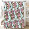 Floral Shower Curtain Vintage Botanical Flowers Bathroom Decor Waterproof Fabric Liner Artistic Nature Spring Blossom Home Texti