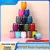 Portable 12oz Vacuum Insulated Eggshell Wine Glass with Lid