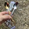 304 Stainless Steel Hanging Hole Cutlery Steel String Tea Coffee Small Spoons